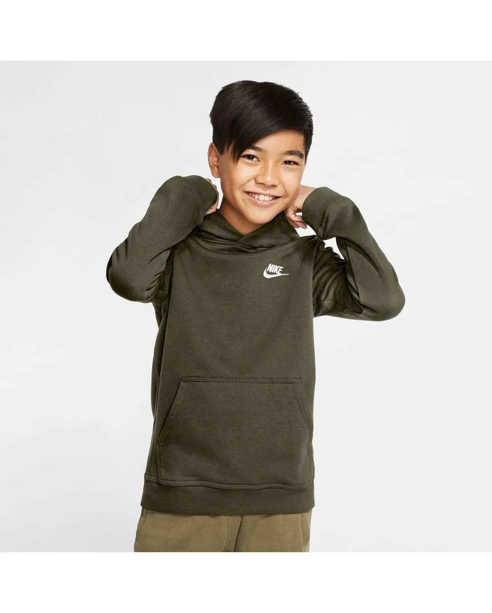 Sweatshirt à capuche manches longues Enfant plus âgé B NSW HOODIE PO CLUB Vert